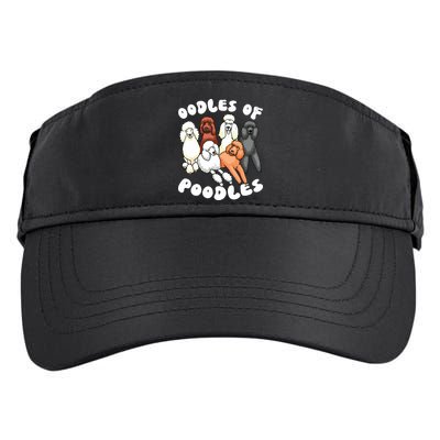 Poodle Oodles Of Poodles Poodle Lover Adult Drive Performance Visor