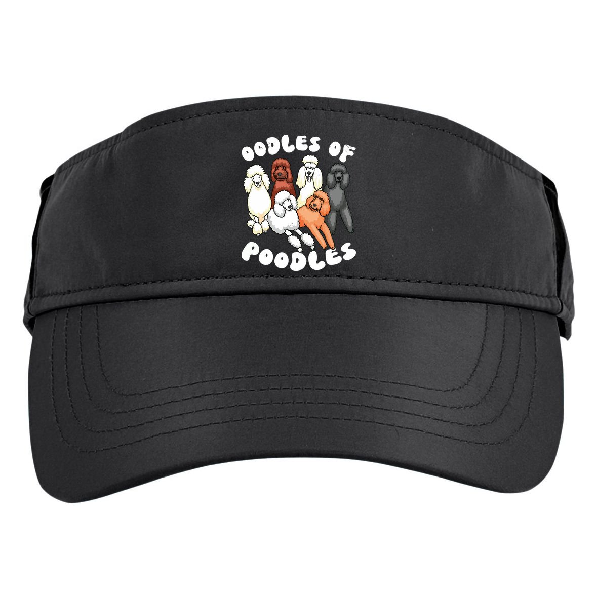 Poodle Oodles Of Poodles Poodle Lover Adult Drive Performance Visor