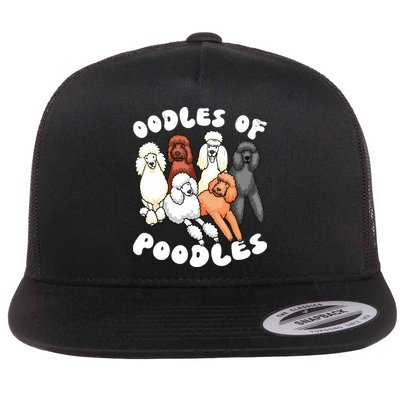 Poodle Oodles Of Poodles Poodle Lover Flatbill Hat