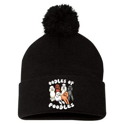 Poodle Oodles Of Poodles Poodle Lover Pom Pom 12in Knit Beanie