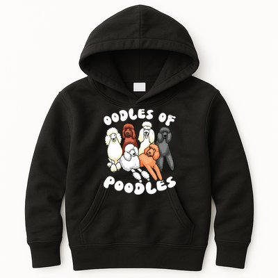 Poodle Oodles Of Poodles Poodle Lover Kids Hoodie