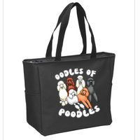 Poodle Oodles Of Poodles Poodle Lover Zip Tote Bag