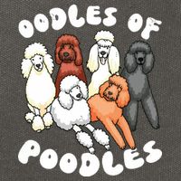 Poodle Oodles Of Poodles Poodle Lover Cotton Canvas Backpack