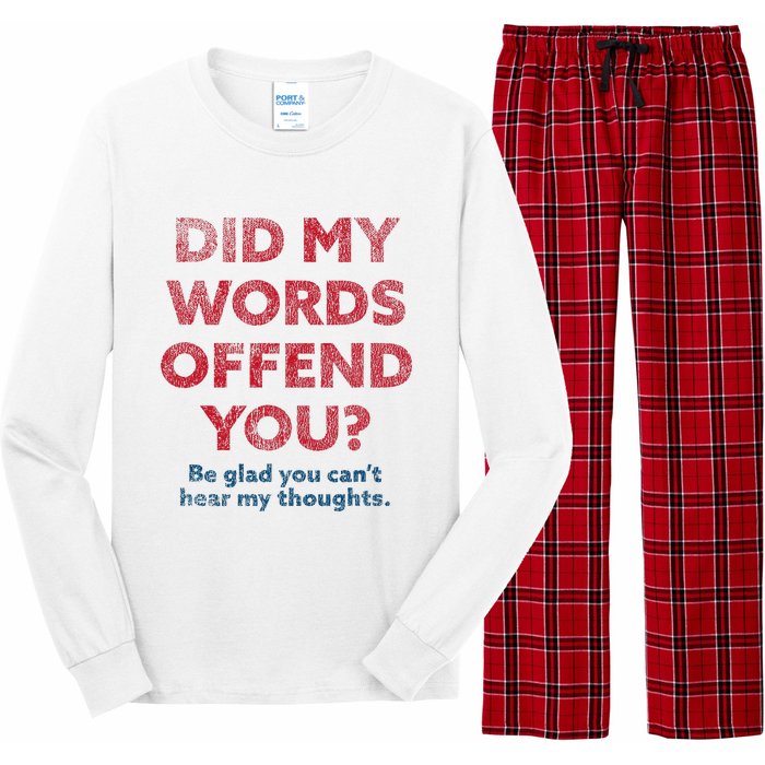 Political Opinion Or Debate Are You Offended Long Sleeve Pajama Set