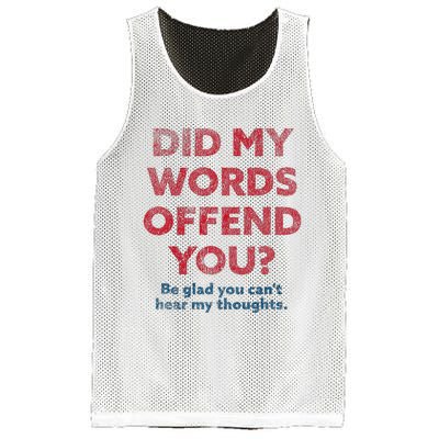 Political Opinion Or Debate Are You Offended Mesh Reversible Basketball Jersey Tank