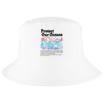 Protect Our Oceans Save Earth World Ocean Day Cool Comfort Performance Bucket Hat