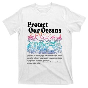 Protect Our Oceans Save Earth World Ocean Day T-Shirt