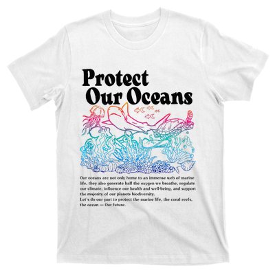 Protect Our Oceans Save Earth World Ocean Day T-Shirt