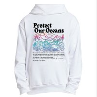 Protect Our Oceans Save Earth World Ocean Day Urban Pullover Hoodie