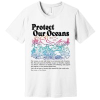 Protect Our Oceans Save Earth World Ocean Day Premium T-Shirt