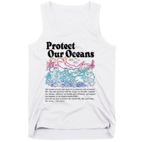 Protect Our Oceans Save Earth World Ocean Day Tank Top