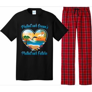 Protect Our Oceans Protect Our Future Save The Whales Gift Pajama Set