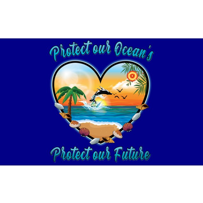 Protect Our Oceans Protect Our Future Save The Whales Gift Bumper Sticker