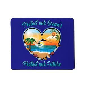 Protect Our Oceans Protect Our Future Save The Whales Gift Mousepad