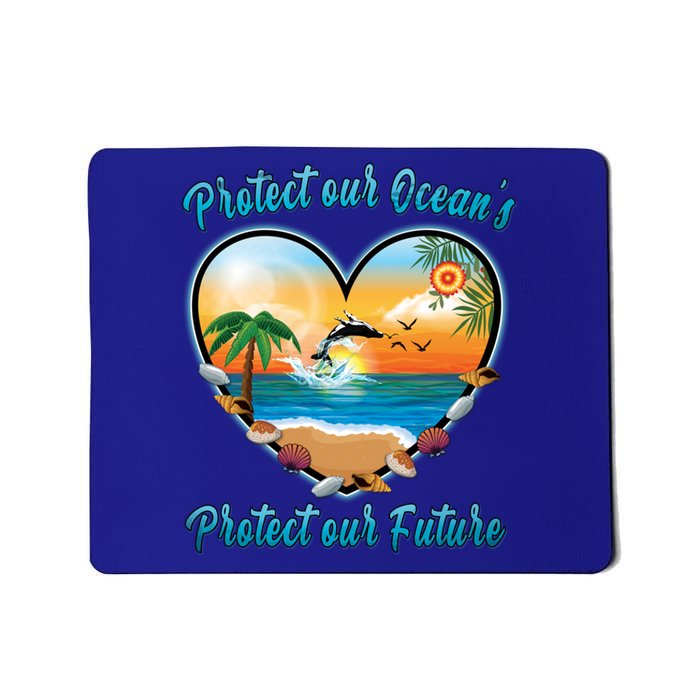 Protect Our Oceans Protect Our Future Save The Whales Gift Mousepad