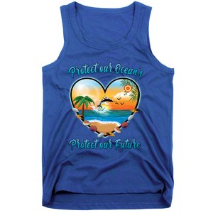 Protect Our Oceans Protect Our Future Save The Whales Gift Tank Top