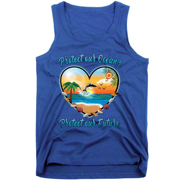 Protect Our Oceans Protect Our Future Save The Whales Gift Tank Top