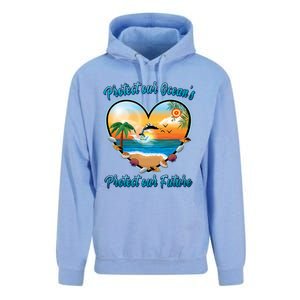 Protect Our Oceans Protect Our Future Save The Whales Gift Unisex Surf Hoodie