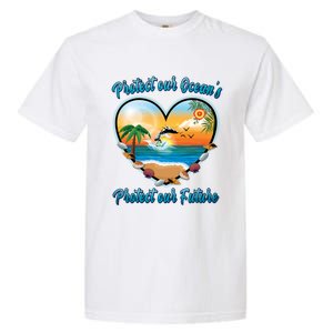 Protect Our Oceans Protect Our Future Save The Whales Gift Garment-Dyed Heavyweight T-Shirt