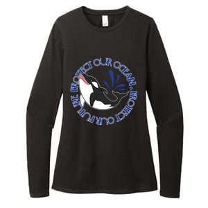 Protect Our Ocean Protect Our Future Save The Whale Meaningful Gift Womens CVC Long Sleeve Shirt