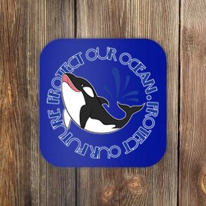 Protect Our Ocean Protect Our Future Save The Whale Meaningful Gift Coaster