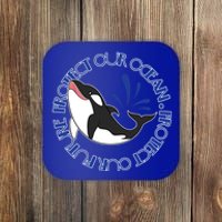 Protect Our Ocean Protect Our Future Save The Whale Meaningful Gift Coaster