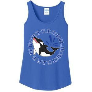 Protect Our Ocean Protect Our Future Save The Whale Meaningful Gift Ladies Essential Tank