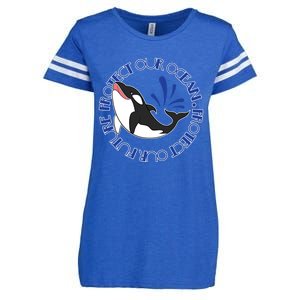 Protect Our Ocean Protect Our Future Save The Whale Meaningful Gift Enza Ladies Jersey Football T-Shirt