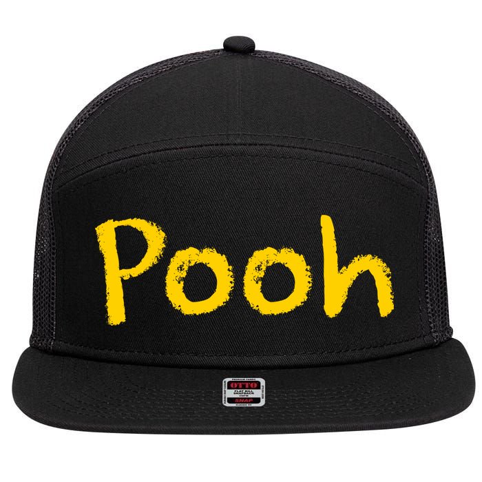 Pooh Halloween Costume 7 Panel Mesh Trucker Snapback Hat