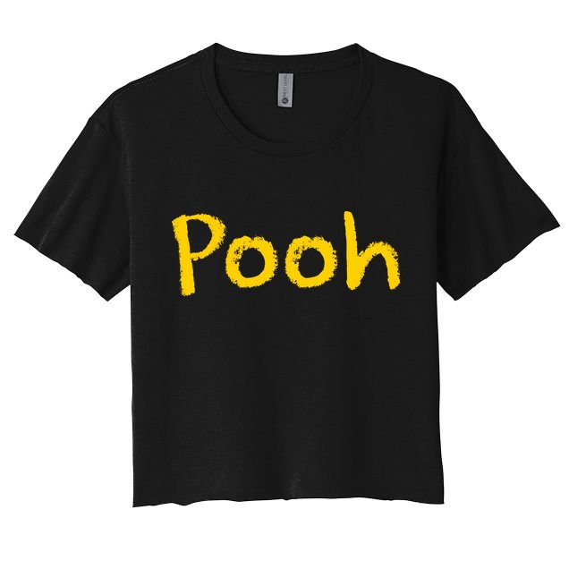 Pooh Halloween Costume Crop Top