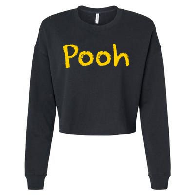 Pooh Halloween Costume Cropped Pullover Crew