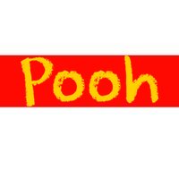 Pooh Halloween Costume Bumper Sticker