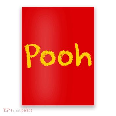Pooh Halloween Costume Poster