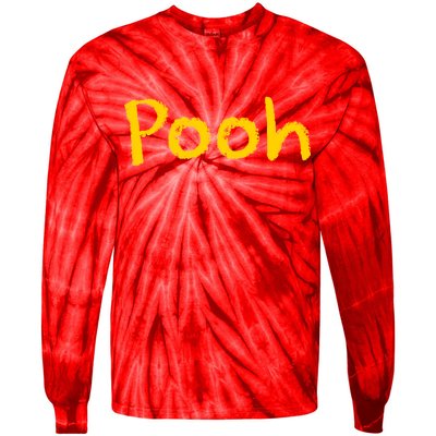 Pooh Halloween Costume Tie-Dye Long Sleeve Shirt