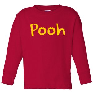 Pooh Halloween Costume Toddler Long Sleeve Shirt