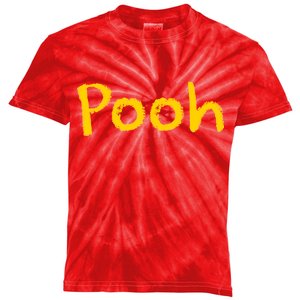 Pooh Halloween Costume Kids Tie-Dye T-Shirt