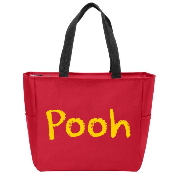 Pooh Halloween Costume Zip Tote Bag