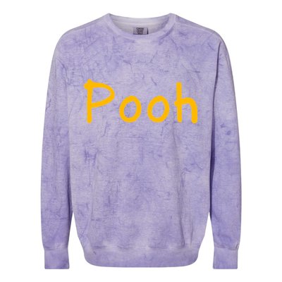 Pooh Nickname Colorblast Crewneck Sweatshirt