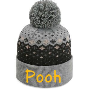 Pooh Nickname The Baniff Cuffed Pom Beanie