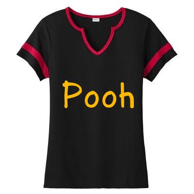 Pooh Nickname Ladies Halftime Notch Neck Tee