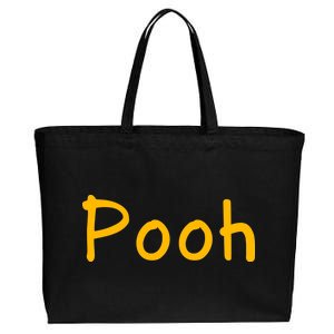 Pooh Nickname Cotton Canvas Jumbo Tote