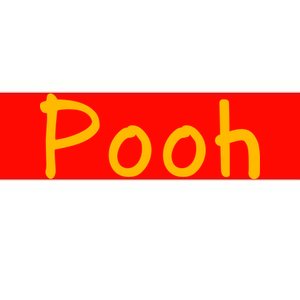 Pooh Nickname Bumper Sticker