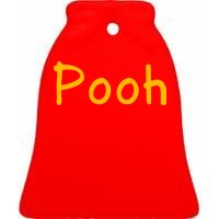 Pooh Nickname Ceramic Bell Ornament