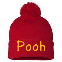 Pooh Nickname Pom Pom 12in Knit Beanie