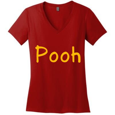 Pooh Nickname Women's V-Neck T-Shirt