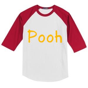 Pooh Nickname Kids Colorblock Raglan Jersey