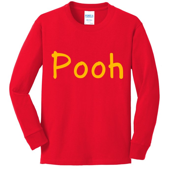 Pooh Nickname Kids Long Sleeve Shirt