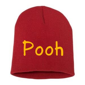 Pooh Nickname Short Acrylic Beanie