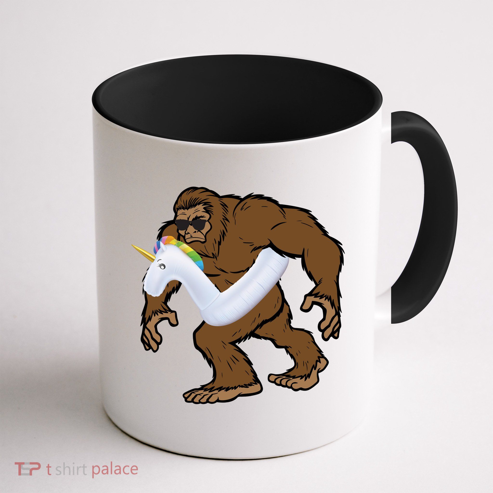 Pool Party Bigfoot Unicorn Float  Sasquatch Mug