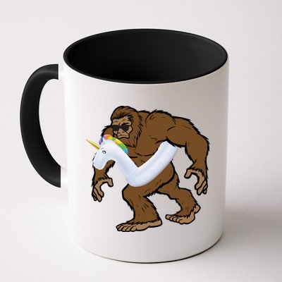 Pool Party Bigfoot Unicorn Float  Sasquatch Mug